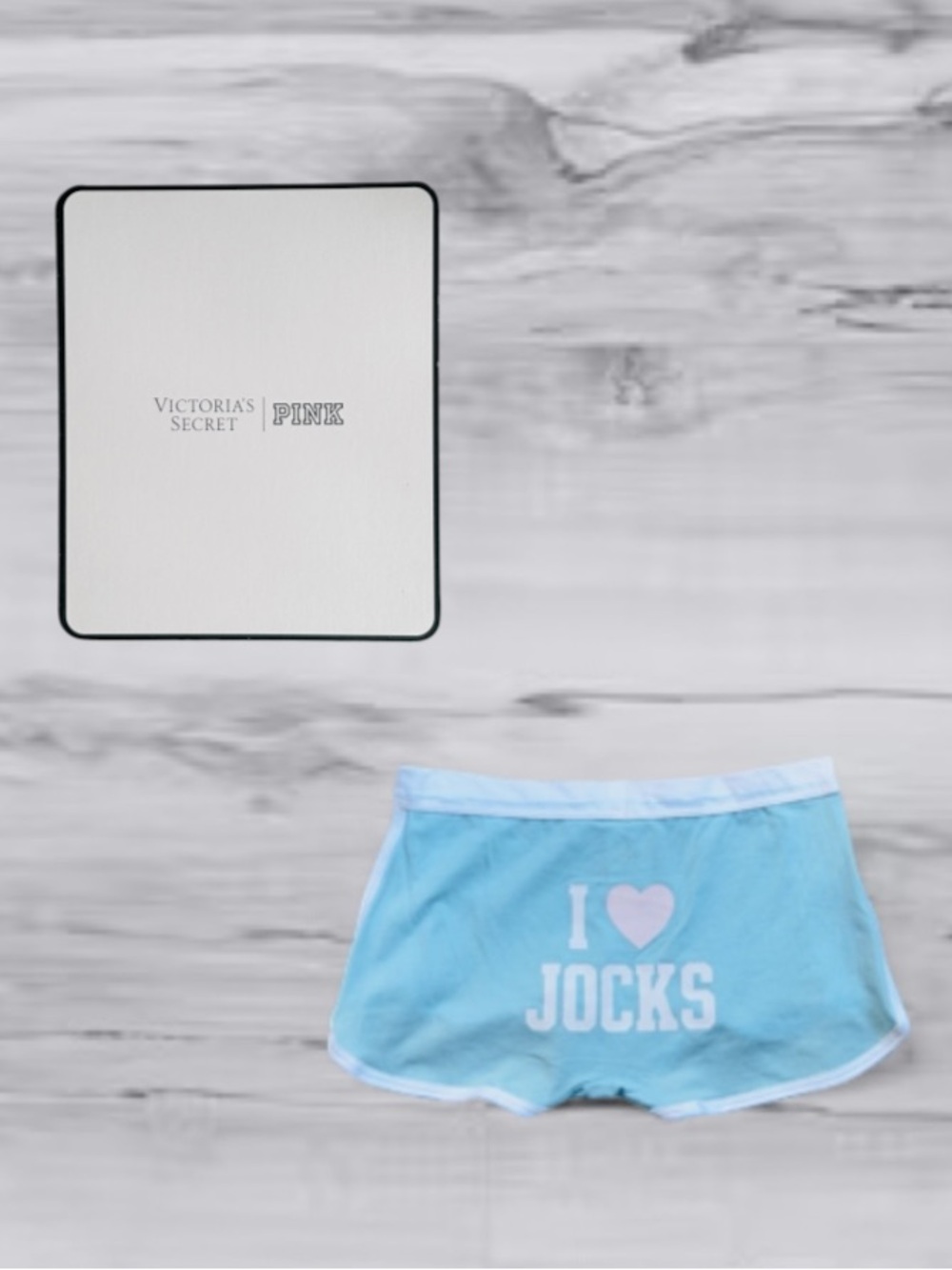 🆕 I 💗 Jocks Y2K Dorm Boyshorts PINK Victoria’s Secret Small NWT